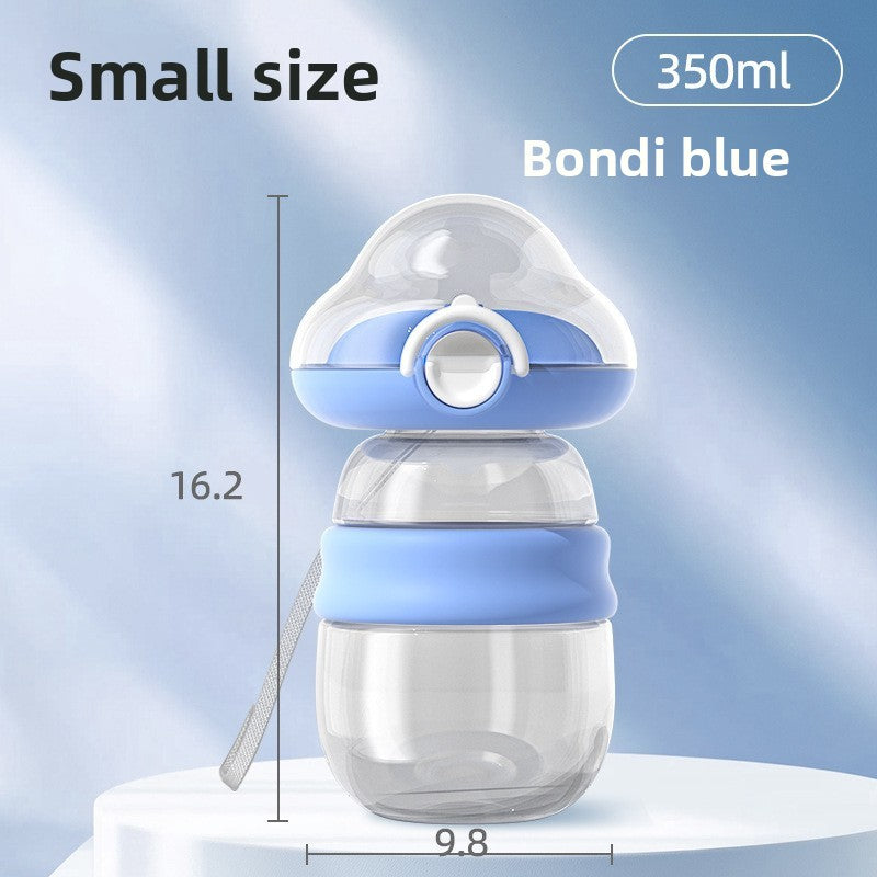 Portable Pet Water Bottle with Food Container