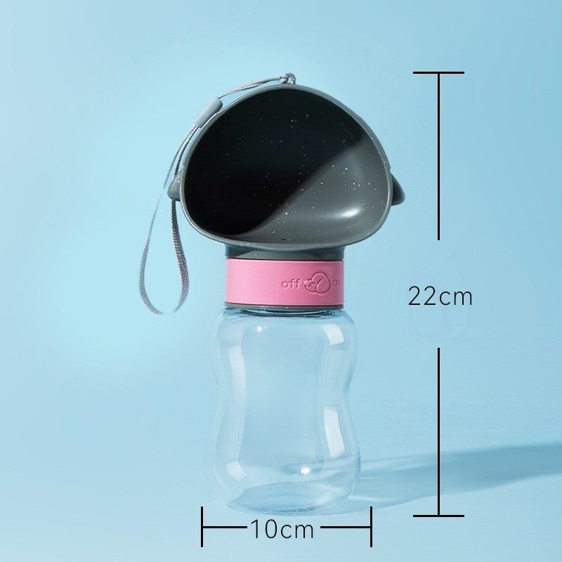Portable Pet Water Bottle with Food Container